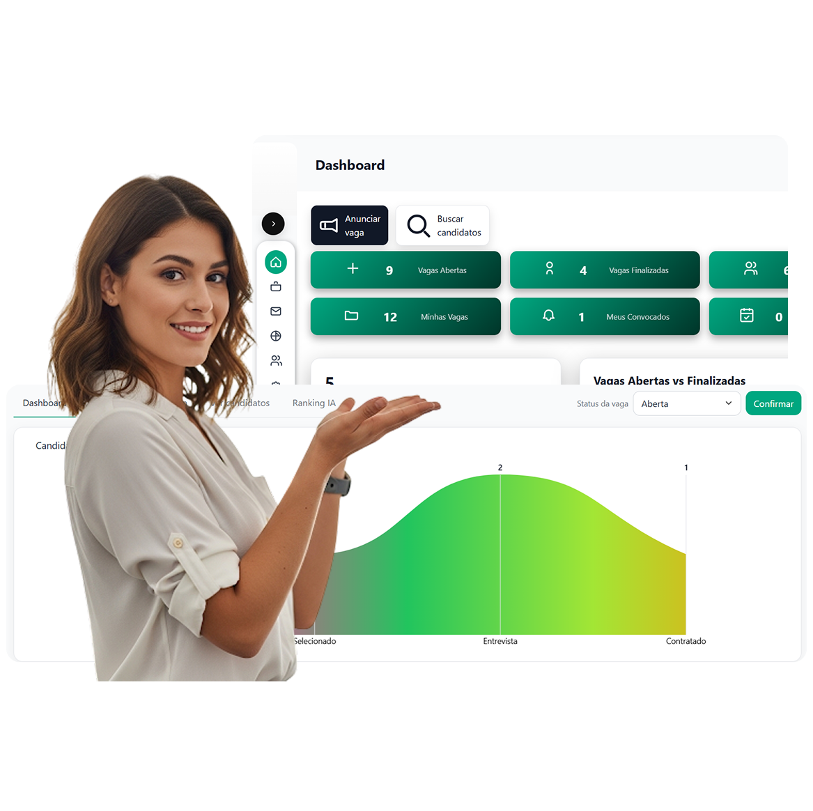 Equipe utilizando a plataforma BeaVagas